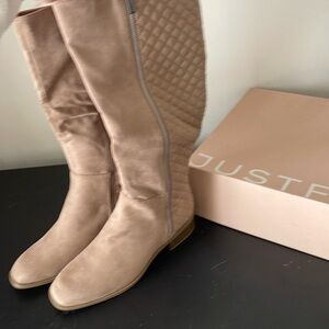 JustFab "Camille" Knee High Faux Suede Boot